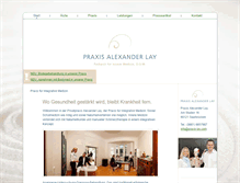 Tablet Screenshot of praxis-lay.com